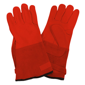 Gants de soudage TIG en cuir pleine fleur de première qualité, protection industrielle des mains, résistance à la chaleur pour la lutte contre les incendies - Product Image 4