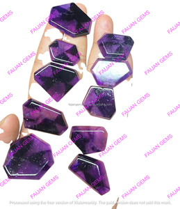 100% Alta Calidad FAIJAN GEMS Rodaja de Amatista, Gema Natural, Cristal Curativo, Cabujón Suelto, Certificado por Terceros, Personalizable - Product Image 3