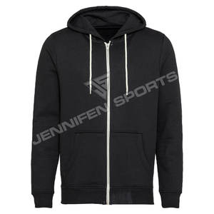 Manufacturer Wholesale Quality 100% Cotton Winter <b>Black</b> Vintage Streetwear 350 GSM Terry Hip Hop Oversize Zip-Up <b>Hoodie</b> - Product Image 1