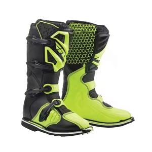 Bottes en cuir de motocross imperméables blindées antidérapantes chaussures de course grande taille respirantes à séchage rapide unisexe - Product Image 6