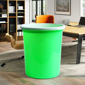 Poubelle ronde en plastique sans couvercle fabriquée en Inde pour la maison, le bureau, l'hôtel, différentes tailles et couleurs - Product Image 4