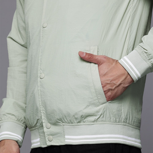 Custom <b>men</b> bomber <b>jacket</b> quilted puffer varsity windproof streetwear fishing winter breathable lightweight <b>men</b> fashion satin OEM - Product Image 6