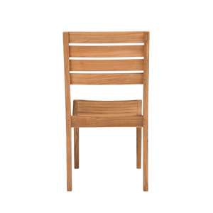 Chaise de salle à manger sans accoudoirs en bois, siège de loisirs, mobilier de maison, extérieur, villa, cour, hôtel, meilleure qualité - Product Image 2
