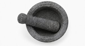 Mortero y Pilón de Granito Hechos a Mano, Duraderos y Ecológicos, Molinillo de Hierbas de Piedra, Triturador de Especias para Cocina - Product Image 3