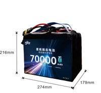 Batterie lithium-ion semi-solide grande capacité 24S 70000 mAh 10C 330 Wh/kg 800 cycles certifiée CE pour drone agricole