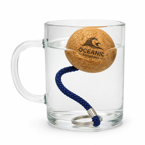 Custom Floating Cork Keychain Laser Engraved Logo Buoyant Natural Cork <b>Key</b> <b>Ring</b> Boat Marine Water Sports Gift - Product Image 2