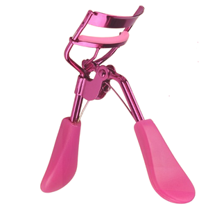 Recourbe-cils rose avec poignées en caoutchouc souple, cadre de recourbement de précision pour une perfection quotidienne du maquillage - Product Image 3
