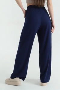 Pantalones EVER GLOW de Cintura Media, Color Sólido, Tejido de Lona, Transpirables, Impermeables, 100% Algodón, con Bolsillos, Corte Regular, Largos, para Mujer - Product Image 2