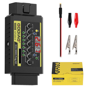 GODIAG GT105 II ECU IMMO Prog Boîtier de dérivation OBD2 Connecteur ECU Affichage Tension du véhicule Tension de la <span class=keywords><strong>batterie</strong></span> de <span class=keywords><strong>voiture</strong></span> - Product Image 1