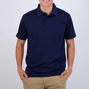 Vente en gros de chemises de golf pour hommes à manches courtes, pour l'entraînement sportif, respirantes, 100% polyester, fournisseur - Product Image 3
