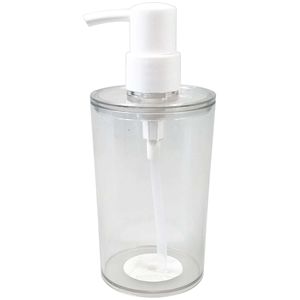 Dispenser di Sapone Liquido in Plastica Trasparente 12oz Confezione da 3 per Uso Alberghiero - Product Image 3