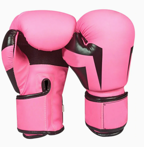 Gants de boxe en cuir noir, à lacets, pour adultes, pour l'entraînement et le combat - Product Image 4