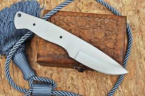 Cuchillo de Caza con Hoja en Blanco, Cuchillos de Acero de una Sola Pieza Forjados a Mano, Hoja de Cuchillo de Acero Inoxidable de Alta Calidad - Product Image 6