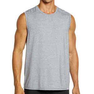 Custom Logo High Quality Fashion White <b>Black</b> Cotton Men's Workout Stringer Bodybuilding Singlet Fitness Gym Tank <b>Top</b> - Product Image 1