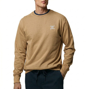 Sudadera para Hombre, Lisa, Básica, Cuello Redondo, Uso Diario, Algodón Suave, Cómoda, Duradera, Informal - Product Image 5