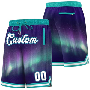 Shorts de basket-ball respirants de haute qualité pour hommes avec logo personnalisé Shorts personnalisés pour la tenue - Product Image 2