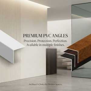 Perfil en L de PVC OEM, Protector de Esquinas de Plástico para Muebles, Gabinetes, Paneles de Pared, Proyectos de Decoración de Interiores - Product Image 1