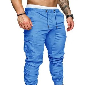 Nouveau pantalon de jogging décontracté pour homme, couleur unie, avec poches, pantalon de sport, pantalon de jogging streetwear pour homme - Product Image 1
