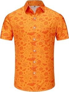 เสื้อเชิ้ตฮาวายแฟลนเนลผู้ชายแฟชั่นใหม่ราคาถูกจากโรงงาน คุณภาพเยี่ยม รับสกรีนโลโก้/สีตามสั่ง ระบายอากาศได้ดี เป็นมิตรกับสิ่งแวดล้อม น้ำหนักเบา - Product Image 5