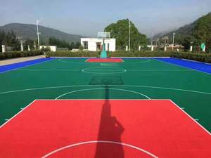 PP Sport Floor <b>Tiles</b> Damping Anti-skid Modular Basketball Court Floor - Product Image 3