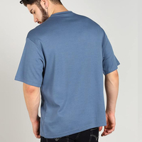 T-shirt Homme Grande Taille Streetwear à Grammage Lourd, Impression Sérigraphique, Design Compressé