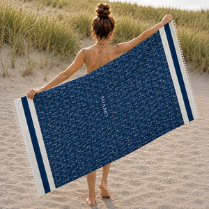 Serviette de plage Fouta 100% coton imprimée, turque, séchage rapide, légère, douce, serviette de hammam, vente en gros, fabricant OEM en Inde - Product Image 5