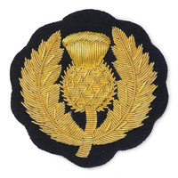 Badges et écussons brodés sur mesure en fil de bullion avec épingle de sûreté - Qualité supérieure, couleurs et logos personnalisés, prix compétitifs