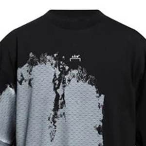 Nuevas camisetas negras para hombre con logo personalizado por sublimación, estilo urbano vintage, cuello redondo, tela transpirable y cómoda, ¡en oferta! - Product Image 5