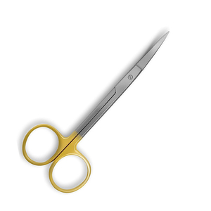 กรรไกรตัดม่านตาแบบมืออาชีพ ปลายแหลมคม ทำจากเหล็กกล้าไร้สนิมเกรดผ่าตัด สำหรับการผ่าตัดและตัดชิ้นเนื้อ - Product Image 4