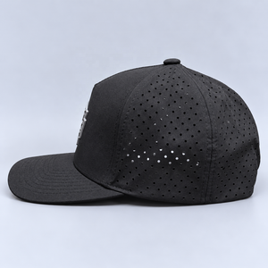 Gorra de Golf Personalizada de 5 Paneles, Impermeable, con Logotipo de Goma Transpirable Cortado con Láser, Venta al Por Mayor, Fabricación en Vietnam, OEM, ODM, Fábrica de Gorras - Product Image 2