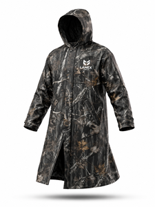 New Custom Waterproof <b>Camo</b> Hunting Rain Coat with Hood Long Rain Poncho Windproof Outdoor Fishing Camping Hiking <b>Jacket</b> OEM ODM - Product Image 3