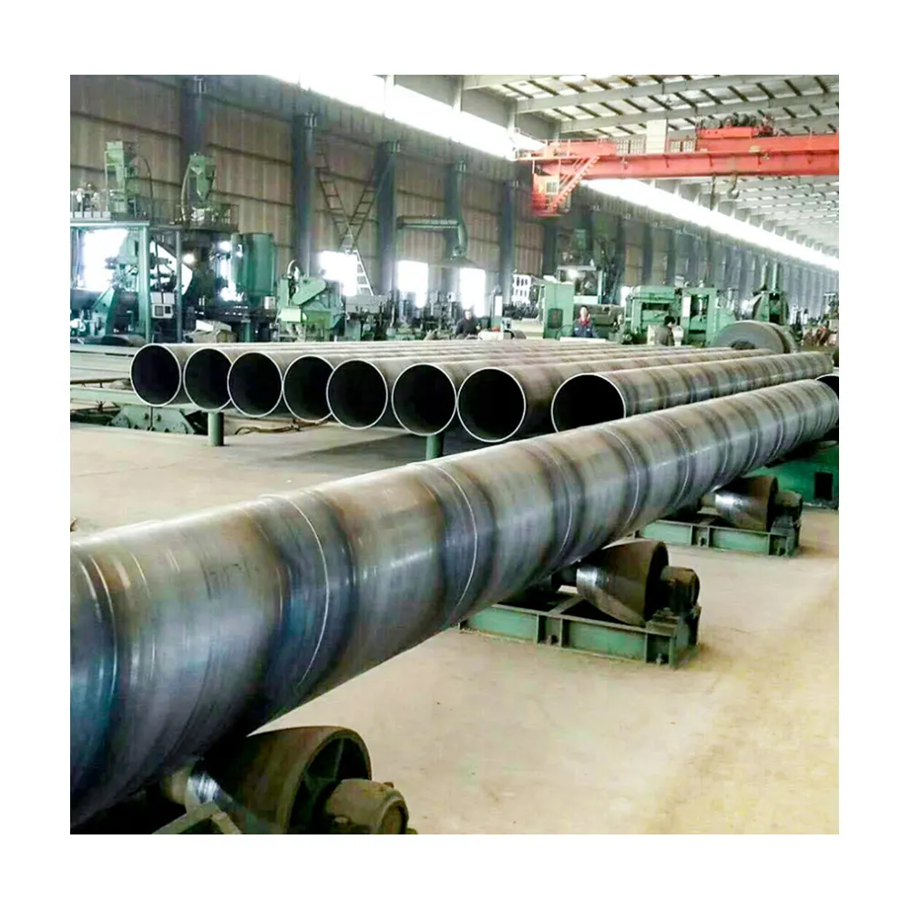 Professional factory high durability DN200 A53 Q235 Q355 metal products spiral welding pipe tube