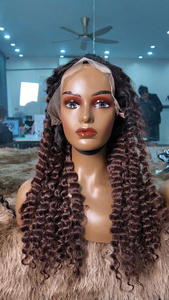 High Quality Full Density for Long <b>Deep</b> <b>Wave</b> Vietnamese Human <b>Wigs</b> Double Drawn Virgin Hair <b>Wig</b> - Product Image 4