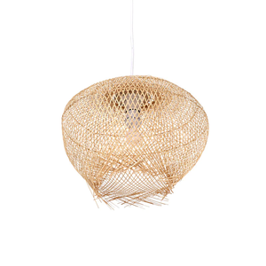 Luxury Bamboo Chandelier Sustainable Handmade <b>Light</b> For Modern Interior Design - Product Image 1