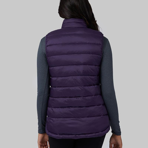 Chaleco acolchado transpirable tipo burbuja, deportivo, de invierno, para exteriores, sin mangas, de calidad única, para mujer, a precio económico, OEM. - Product Image 4