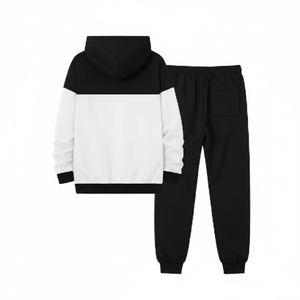 Ensemble sweat à capuche et jogging pour homme et femme, survêtement décontracté 2 pièces, sweat-shirt à capuche, pantalon de jogging à taille élastique, streetwear - Product Image 2