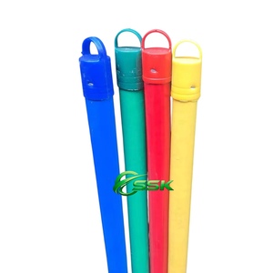 Balai de base en bois enduit de PVC italien Asiawood avec poignée, poils rigides, pelle à poussière, pour usage domestique et extérieur, nettoyage facile - Product Image 5