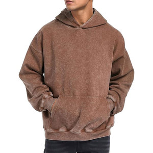 Sudaderas con Capucha Estilo Acid Wash, Cómodas y Elegantes, Personalizadas, Ecológicas, Transpirables, con Bolsillos, Diseño de Tela 100% Algodón, para Hombre, Invierno - Product Image 1
