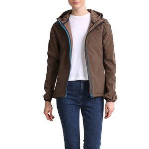 Veste softshell légère à fermeture éclair avec logo personnalisé de haute qualité, respirante et imperméable, vente en gros - Product Image 4