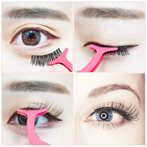 Nouvel ensemble de pinces à cils en acier inoxydable rose, durables et réutilisables, avec étui, pour extensions de cils volume, ciseaux à sourcils et recourbe-cils - Product Image 4