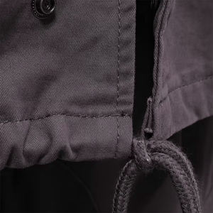 Chaqueta de Lona para Hombre a la Moda, Color Morado Oscuro, Cuello Camisero, Cierre de Cremallera Frontal, Servicio OEM Personalizado, Transpirable - Product Image 6