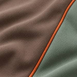 Ensemble de survêtement marron et vert, style sportif, entièrement zippé, unisexe, pour adulte, collection automne - Product Image 6