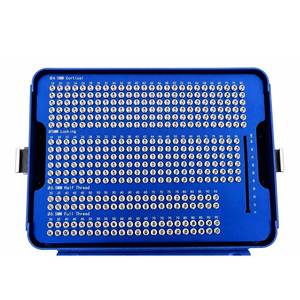 Boîte de composants de fixation orthopédique 395 pièces 45mm 5mm 65mm Vis osseuses à filetage total et partiel Kit d'instruments en acier inoxydable - Product Image 5