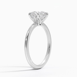 Classic Design Lab Diamond Engagement <b>Ring</b> 9K 14K 18K White Gold Platinum <b>Fine</b> Jewelry Solitaire Anniversary Band - Product Image 4