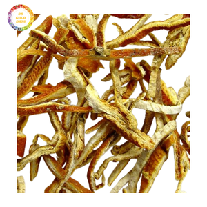 Tranches d'Écorce d'Orange Séchée de Haute Qualité à Prix Abordable, Écorce d'Agrumes pour Thé, Boissons aux Herbes et Ingrédients - Product Image 1