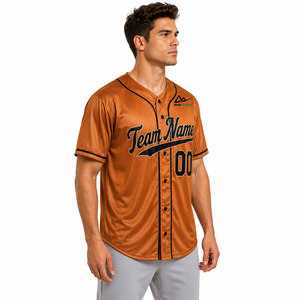 Maillot de sport souple conçu pour l'entraînement régulier et le jeu actif, offrant un confort flexible et une qualité durable pour les équipes de baseball. - Product Image 2