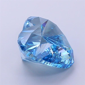 Diamant bleu taille cœur de 7 carats, rare, fantaisie, romantique, pour une joaillerie de luxe sur mesure, un chef-d'œuvre. - Product Image 4