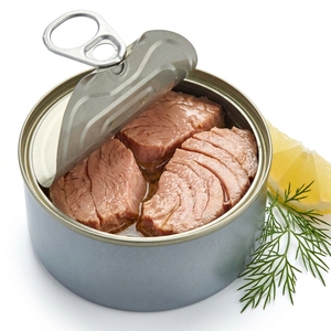 Thon en conserve de haute qualité, prêt à consommer, riche en oméga 3, protéines et nutriments, idéal pour les applications alimentaires saines. - Product Image 3
