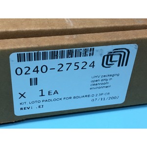 AMAT 0240-27524 Kit, Loto <b>Padlock</b> For Square-D, 3P - Trusted Global Legacy Semiconductor Equipment and Parts at - Product Image 3