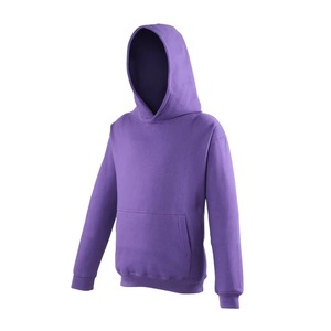 Sweat à capuche pour enfants, rouge foncé uni, en molleton de coton, pour garçons et filles, idéal pour l'école - Product Image 2